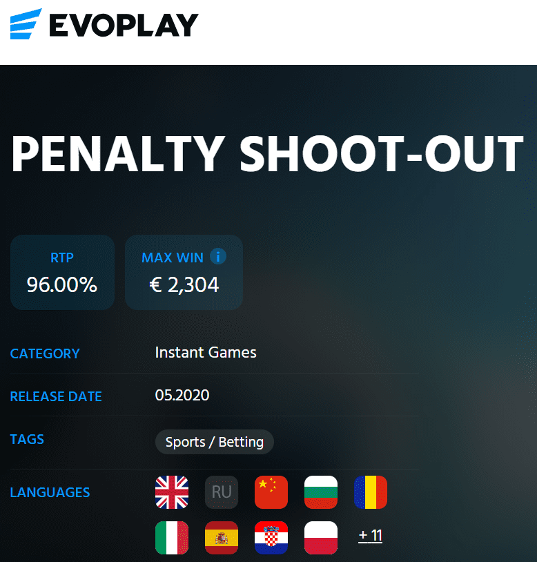 Penalty Shoot Out - Evoplay